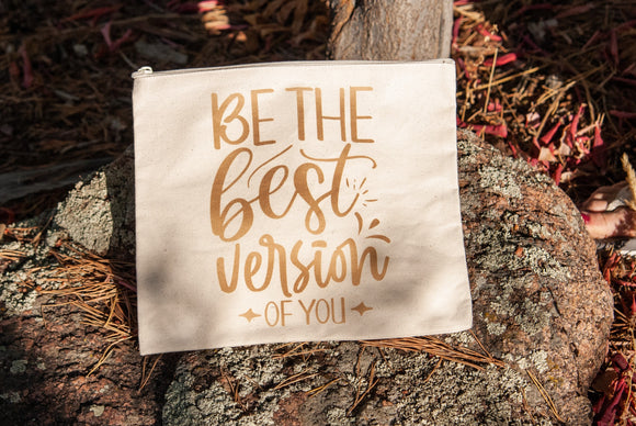 Be The Best Large Canvas Bag