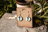 Cross Round Earrings