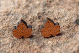 Maple Leaf Stud Earrings