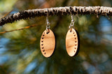 Oval Heart Earrings
