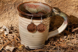 Mountain Round Earrings