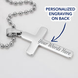 Personalize Cross Necklace